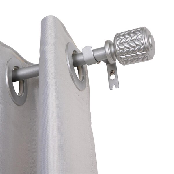 Escenografia 0.75 in. Curtain Rod for 86-120 in. Windows, Nickel ES3252064 - main